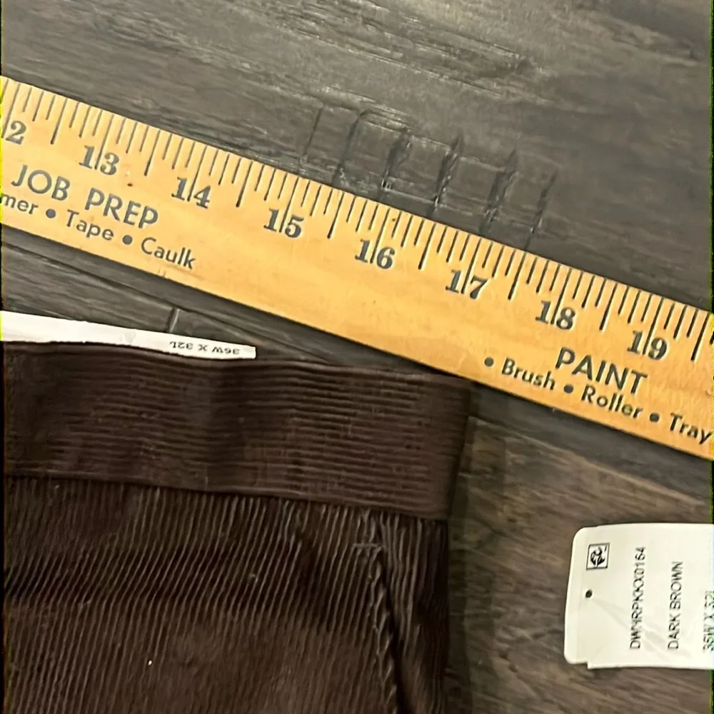 Lauren Ralph Lauren Dewhurst Flat Front Corduroy Pants Dark brown new Mens 36x32